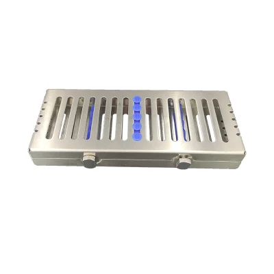 Cassetta di sterilizzazione porta strumenti odontoiatrici in acciaio inossidabile per interventi chirurgici